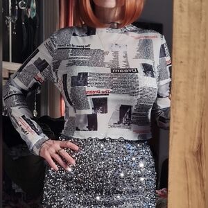 Super Cool Mesh Top NWOT Size Large